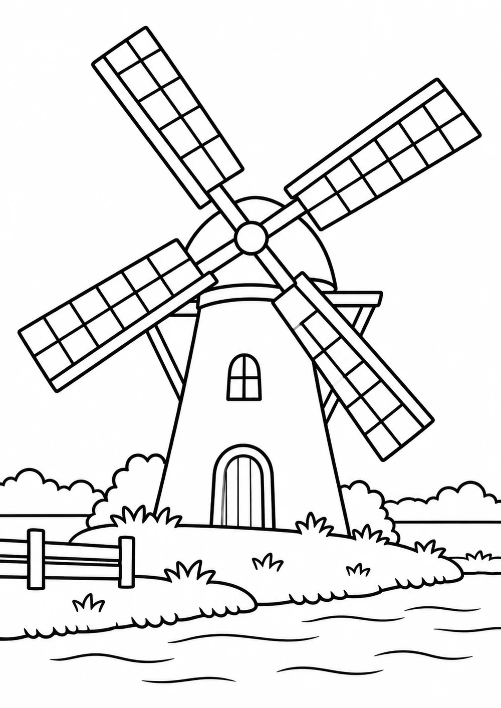 Le moulin des Pays-Bas