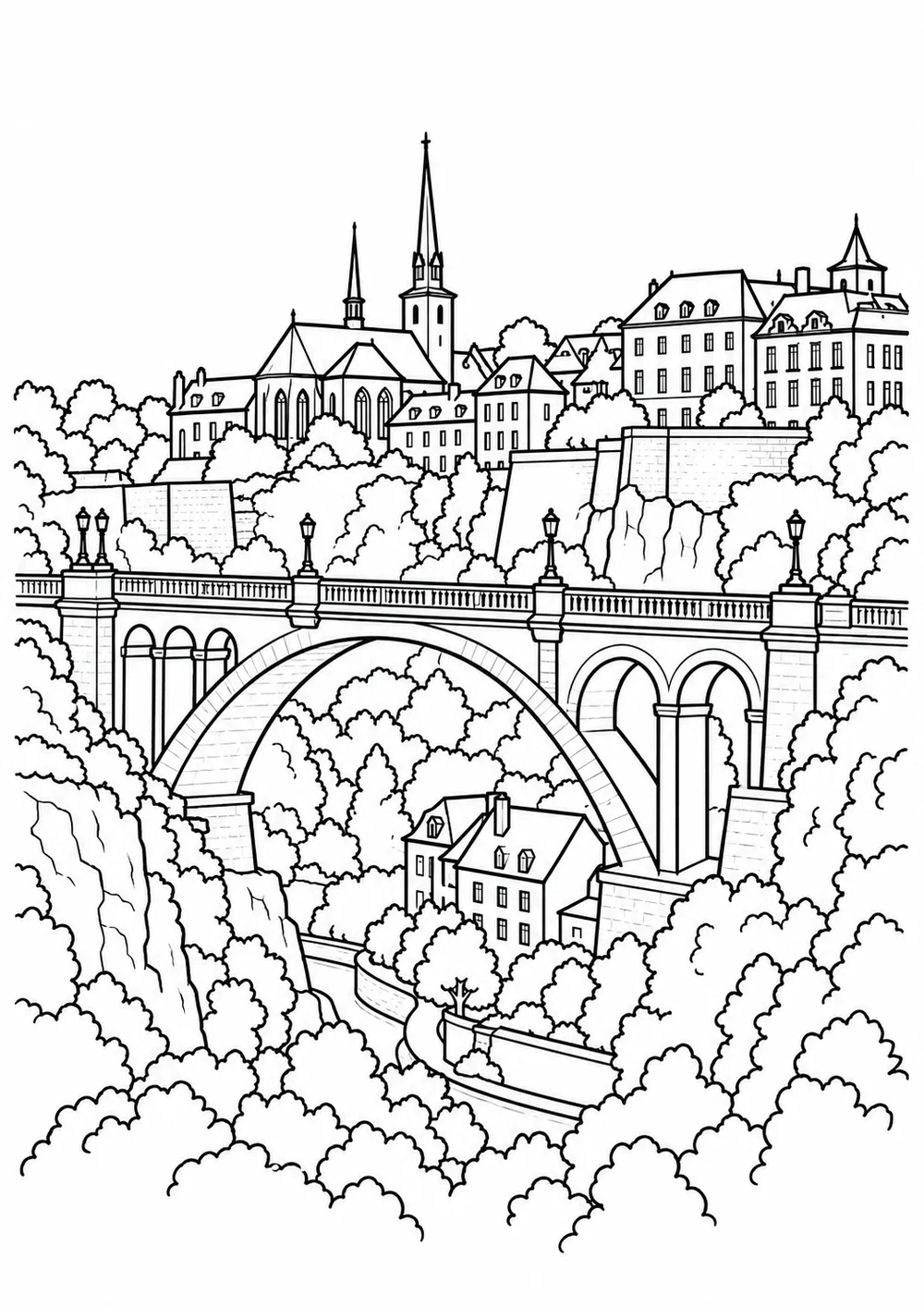 La vieille ville de Luxembourg