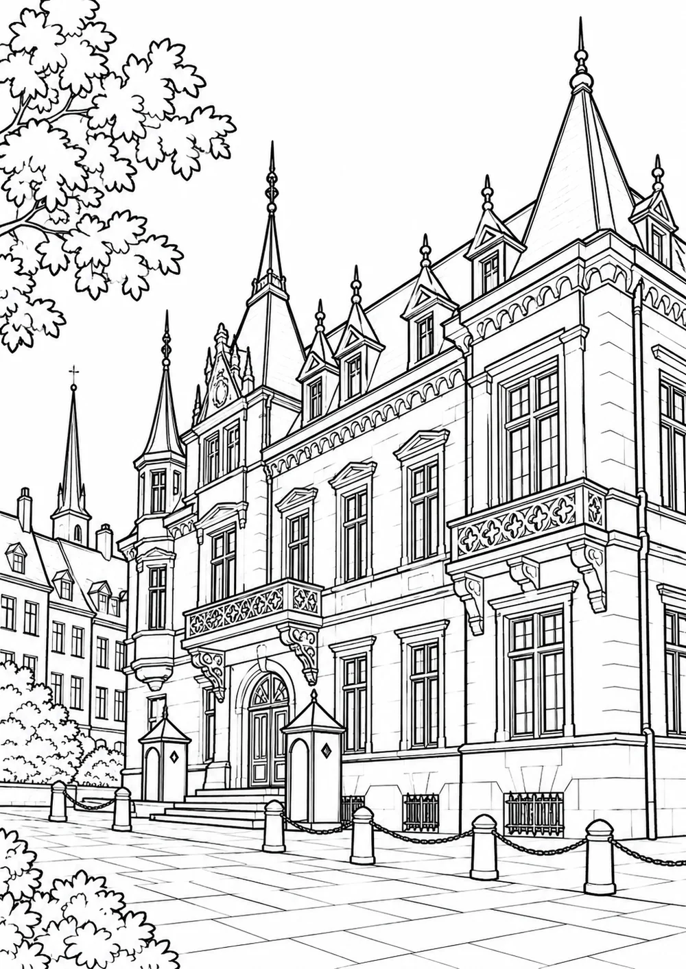 Une rue ancienne au Luxembourg