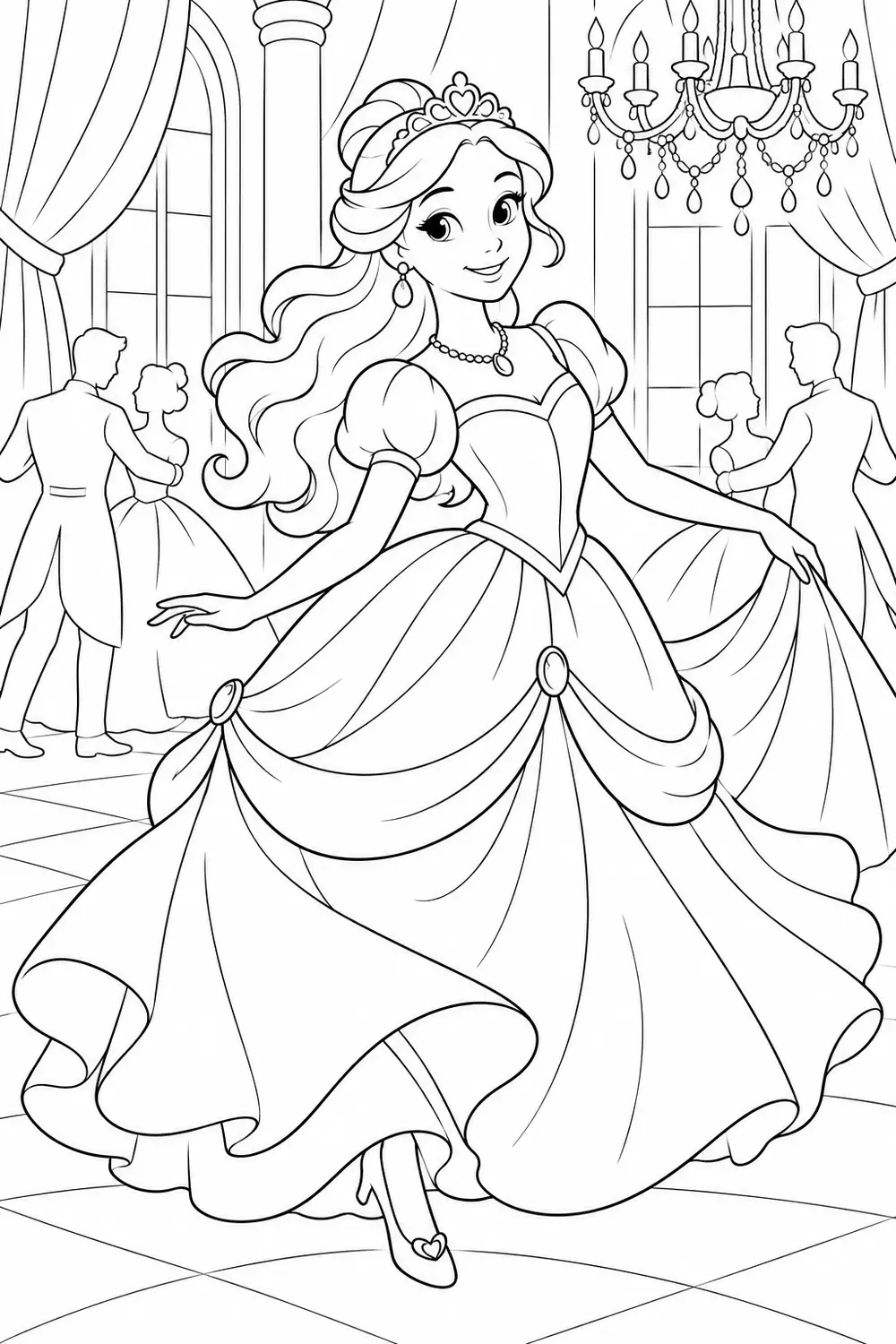 Princesse danse au bal
