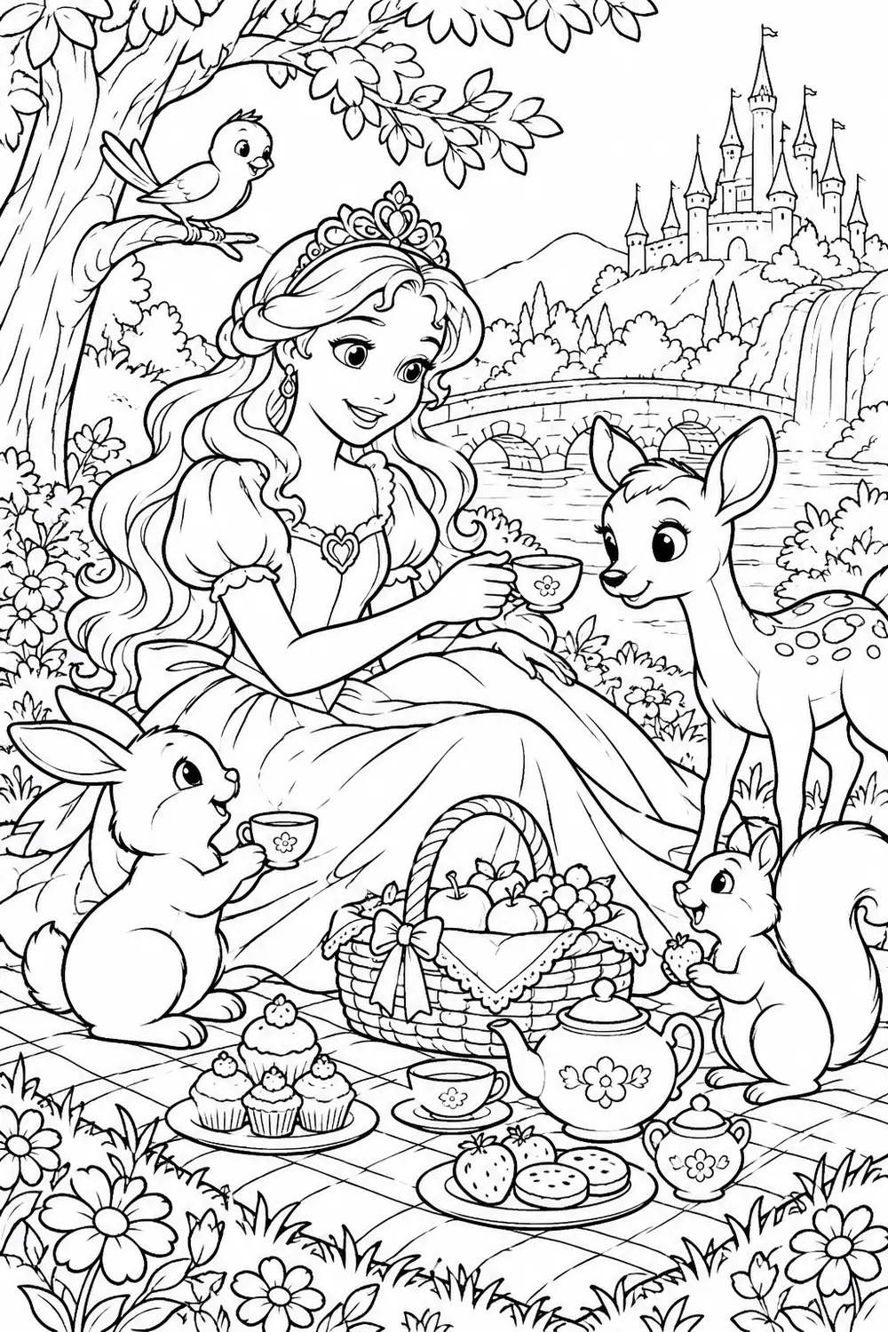 Pique-nique de la princesse