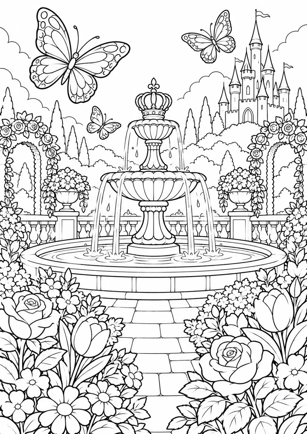 Fontaine du jardin enchanté