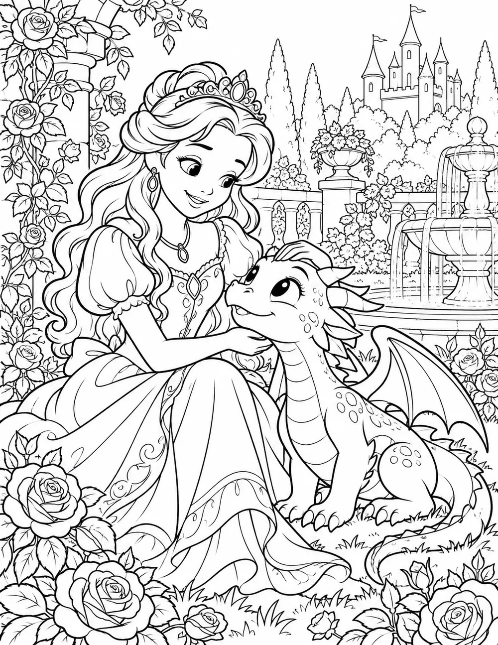 Princesse et petit dragon
