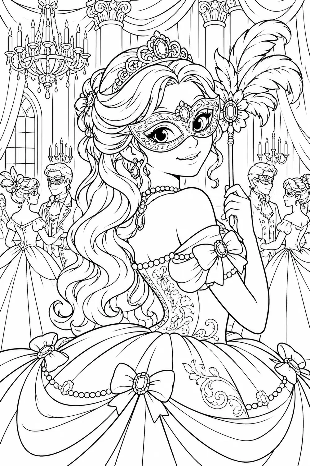 Princesse au bal masqué