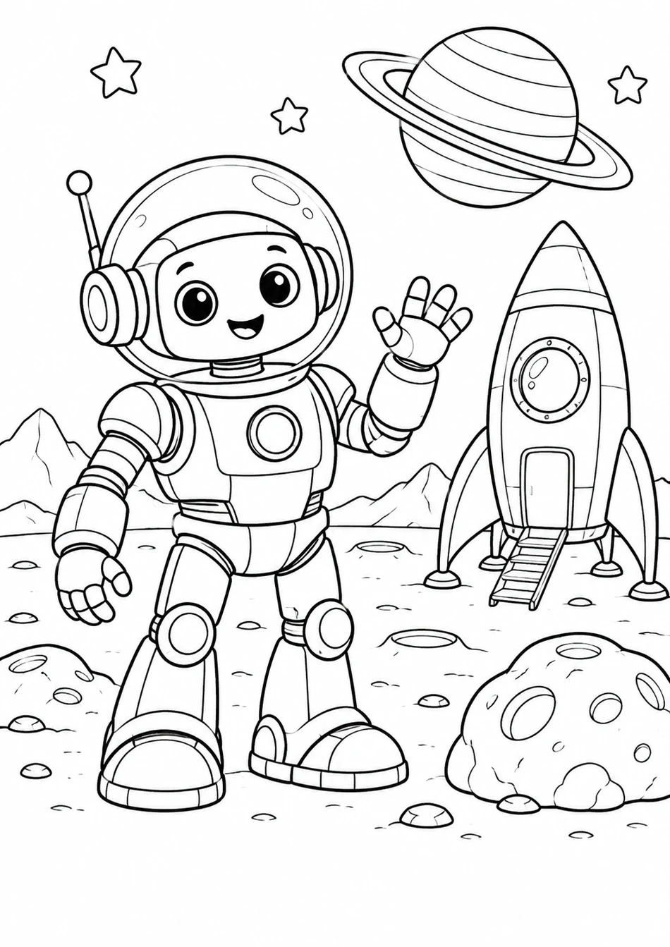Le robot astronaute