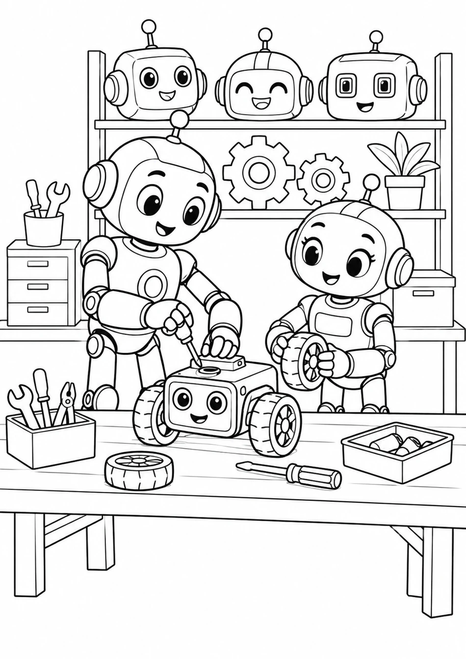 L’atelier des robots