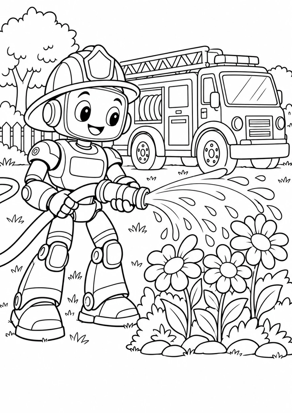 Le robot pompier