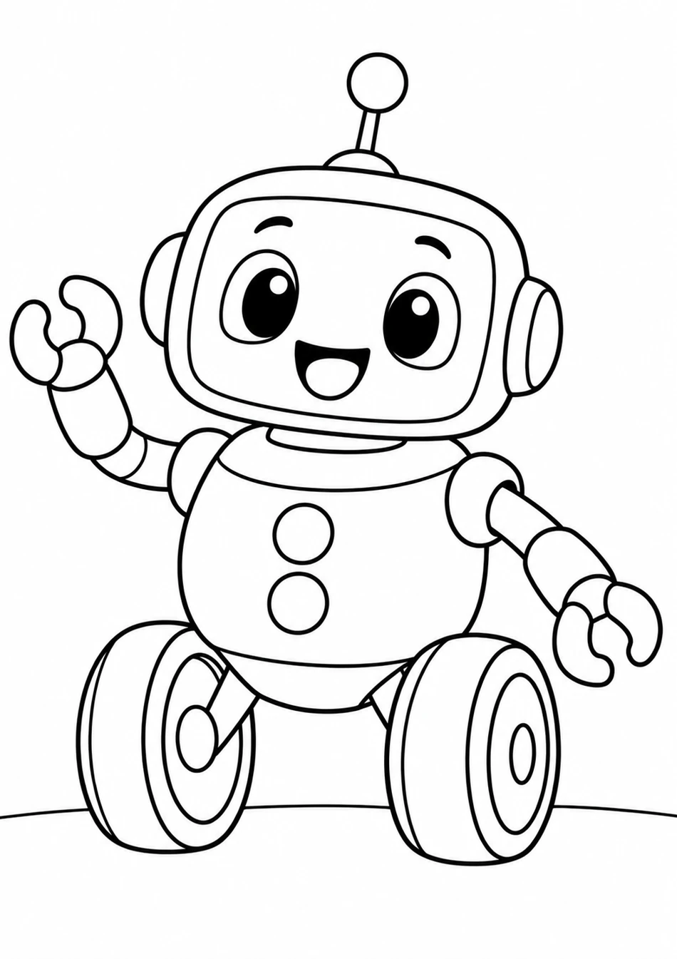 Le robot à roulettes