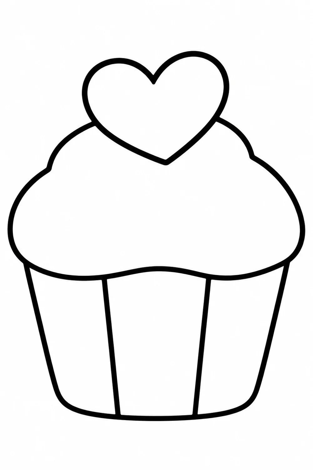 Le cupcake de Saint-Valentin