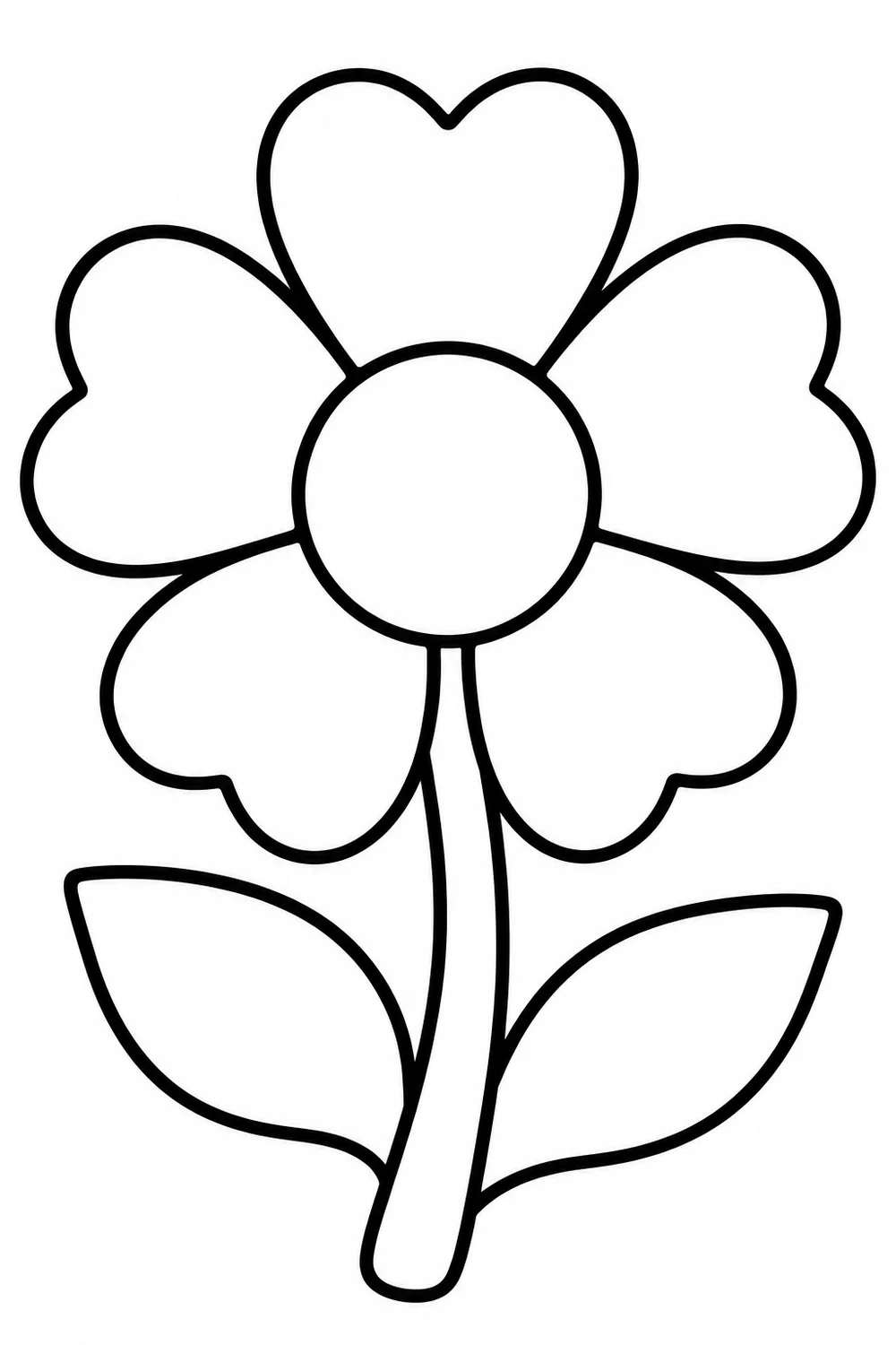 La fleur en cœur