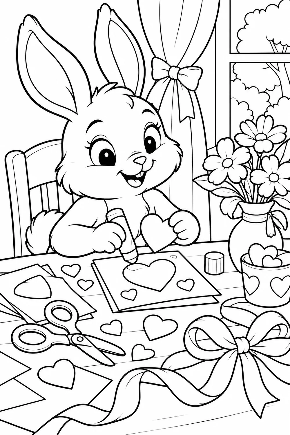 Le lapin et sa carte