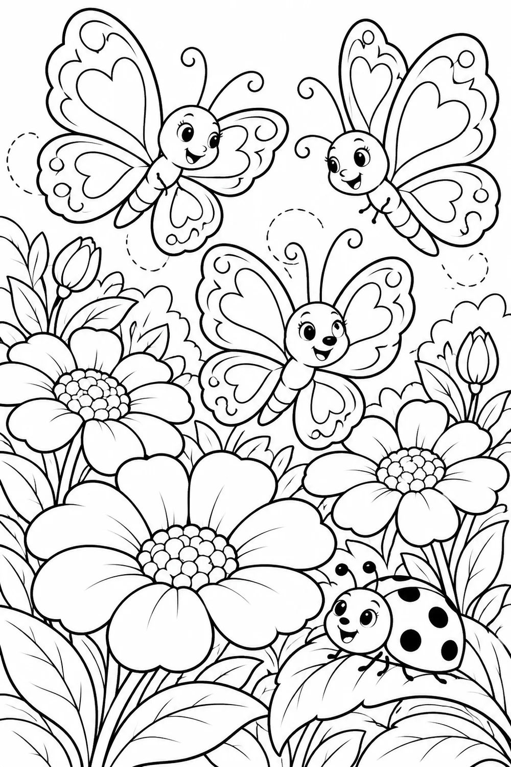 Les cœurs de papillons