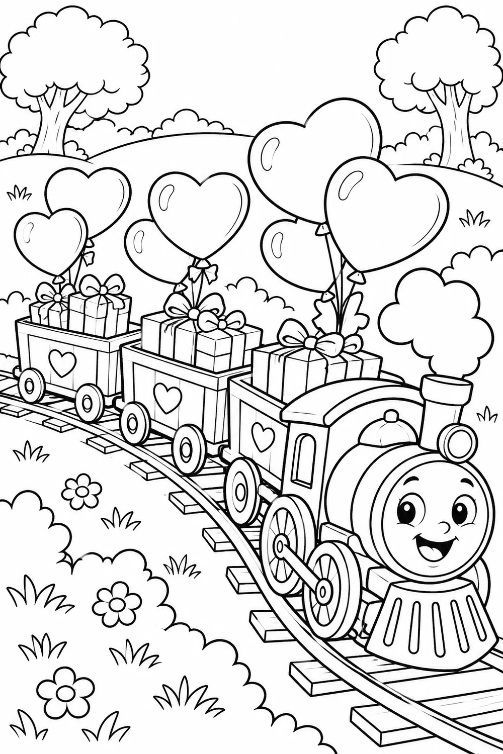 Le train des cœurs