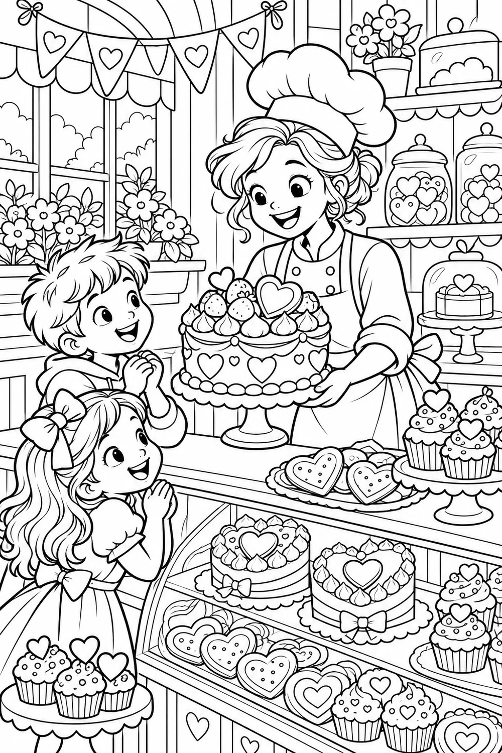 La pâtisserie des petits cœurs